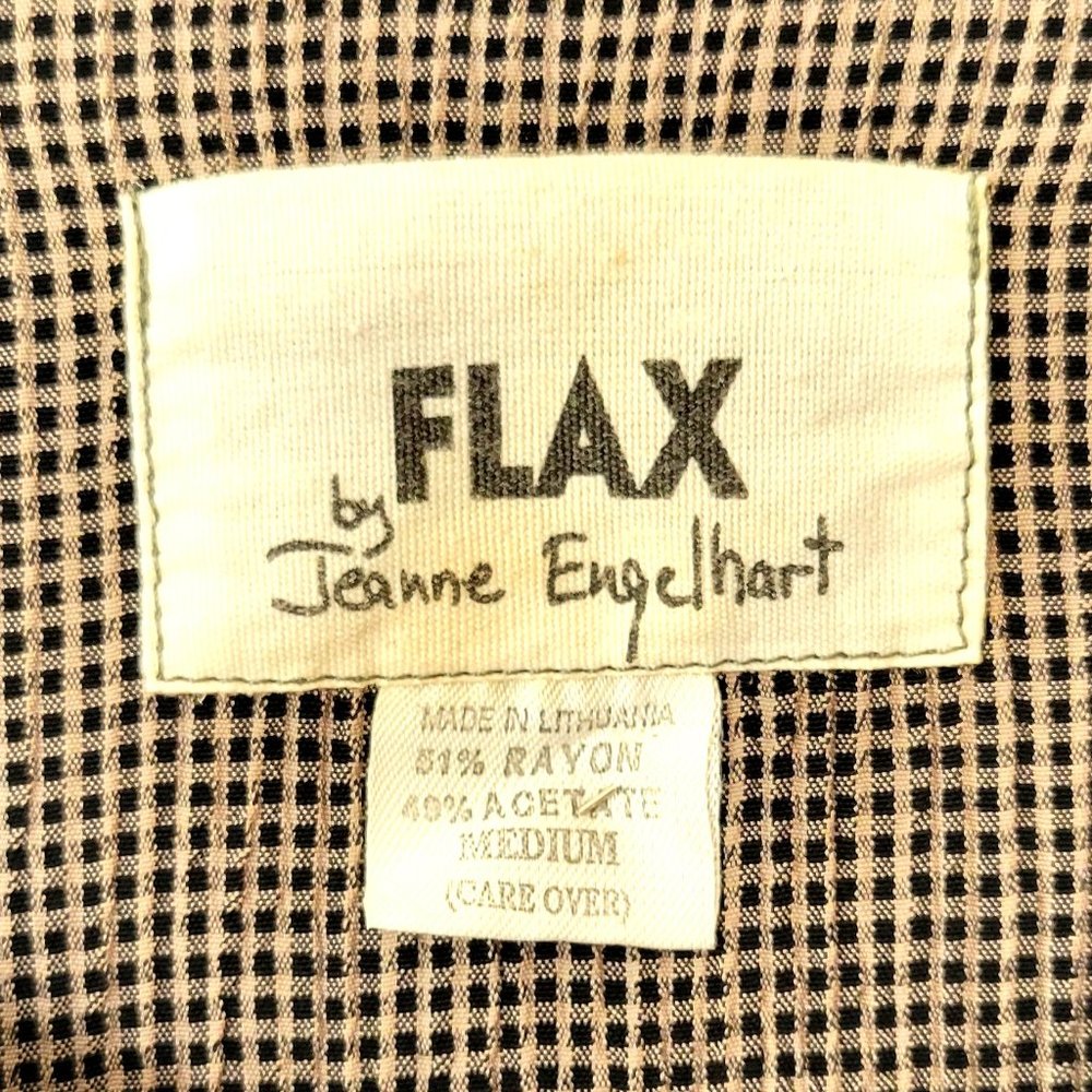 Flax by Jeanne Engelhart Lagan Look Button Front Top - Picture 4 of 5